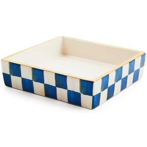 MacKenzie-Childs Royal Check Cocktail Napkin holder